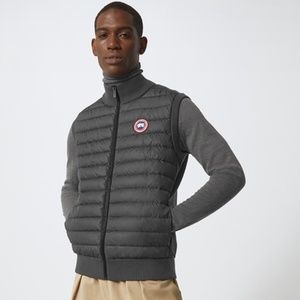 Iron Grey Canada Goose HyBridge Knit Vest
